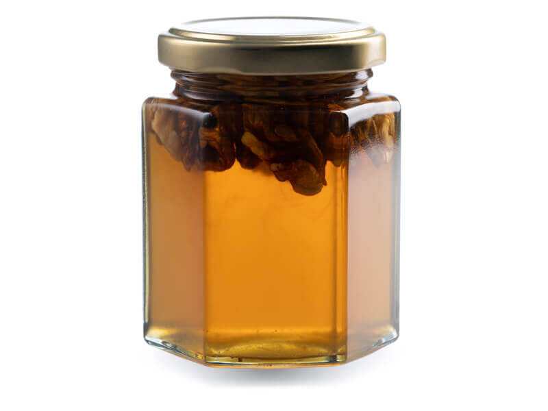 Äng honung med valnötter, 250 gr